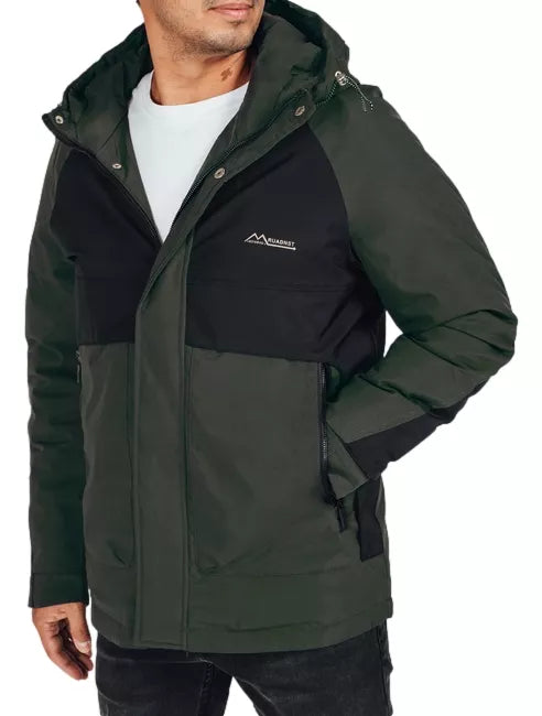 Vīriešu melna ziemas jaka Banket