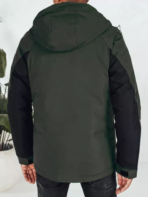 Vīriešu melna ziemas jaka Banket