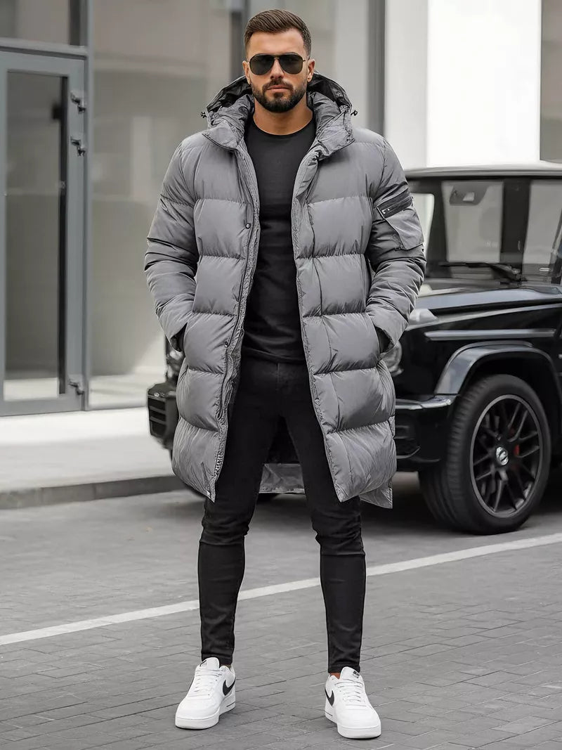 Ziemas pelēka jaka Setter