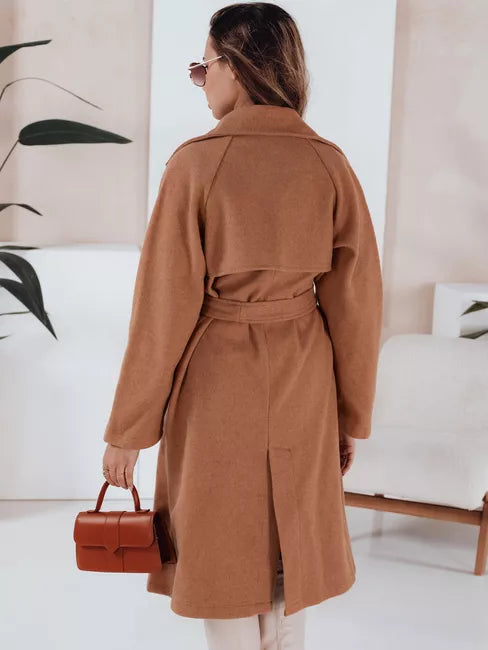 Sieviešu brūns mētelis Nancy 