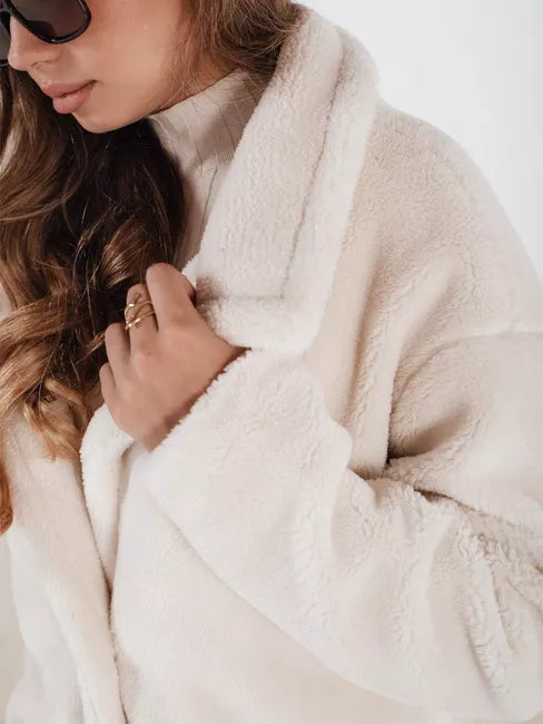 Sieviešu garš brūns ziemas mētelis Fabio