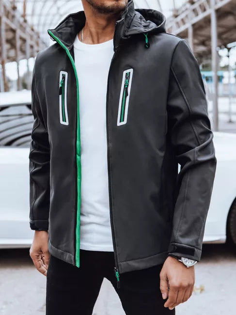 Vīriešu tumši pelēka jaka Marco