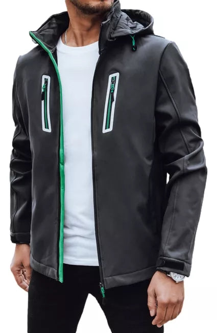 Vīriešu tumši pelēka jaka Marco