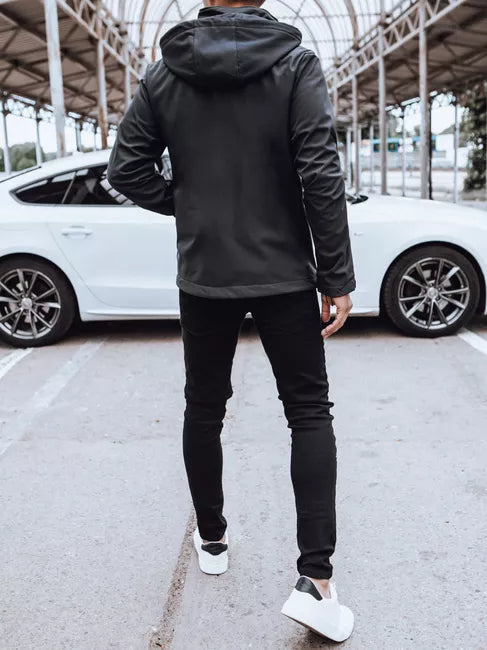 Vīriešu tumši pelēka jaka Marco