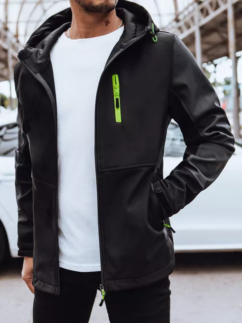 Vīriešu melna jaka Walt