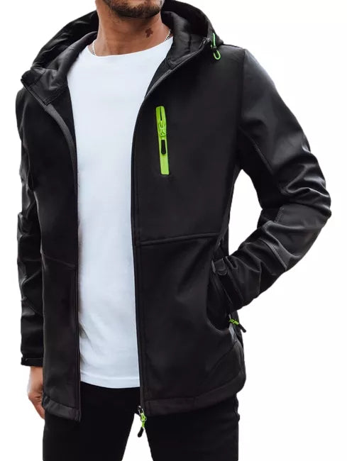 Vīriešu melna jaka Walt