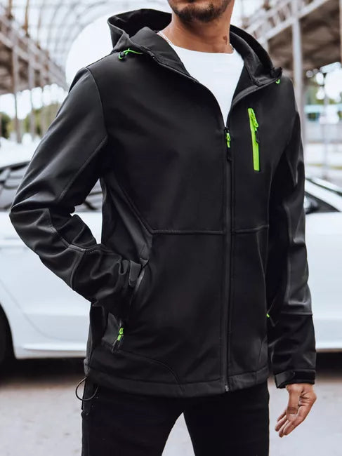 Vīriešu melna jaka Walt