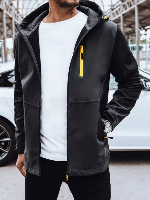 Vīriešu tumši pelēka jaka Walt