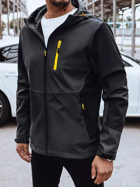 Vīriešu tumši pelēka jaka Walt