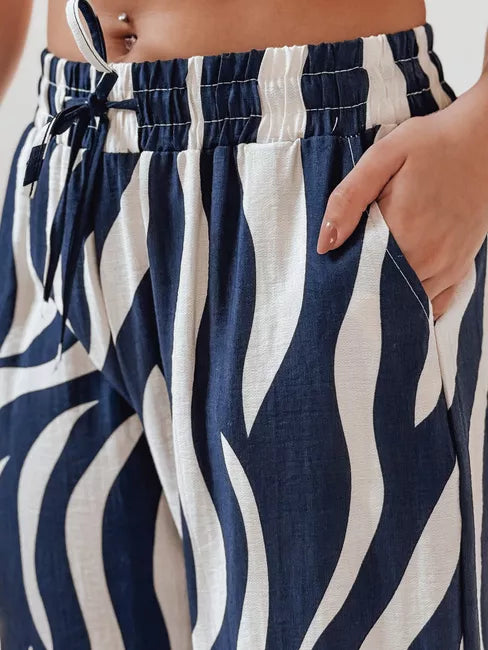 Sieviešu tumši zilas bikses Enjoy