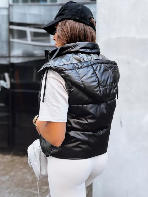 Melna, spīdīga veste Osin