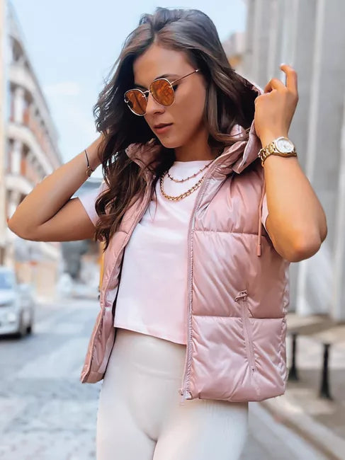 Rozā, spīdīga veste Osin