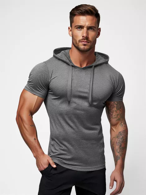 Tumši pelēks vīriešu T-krekls Remer