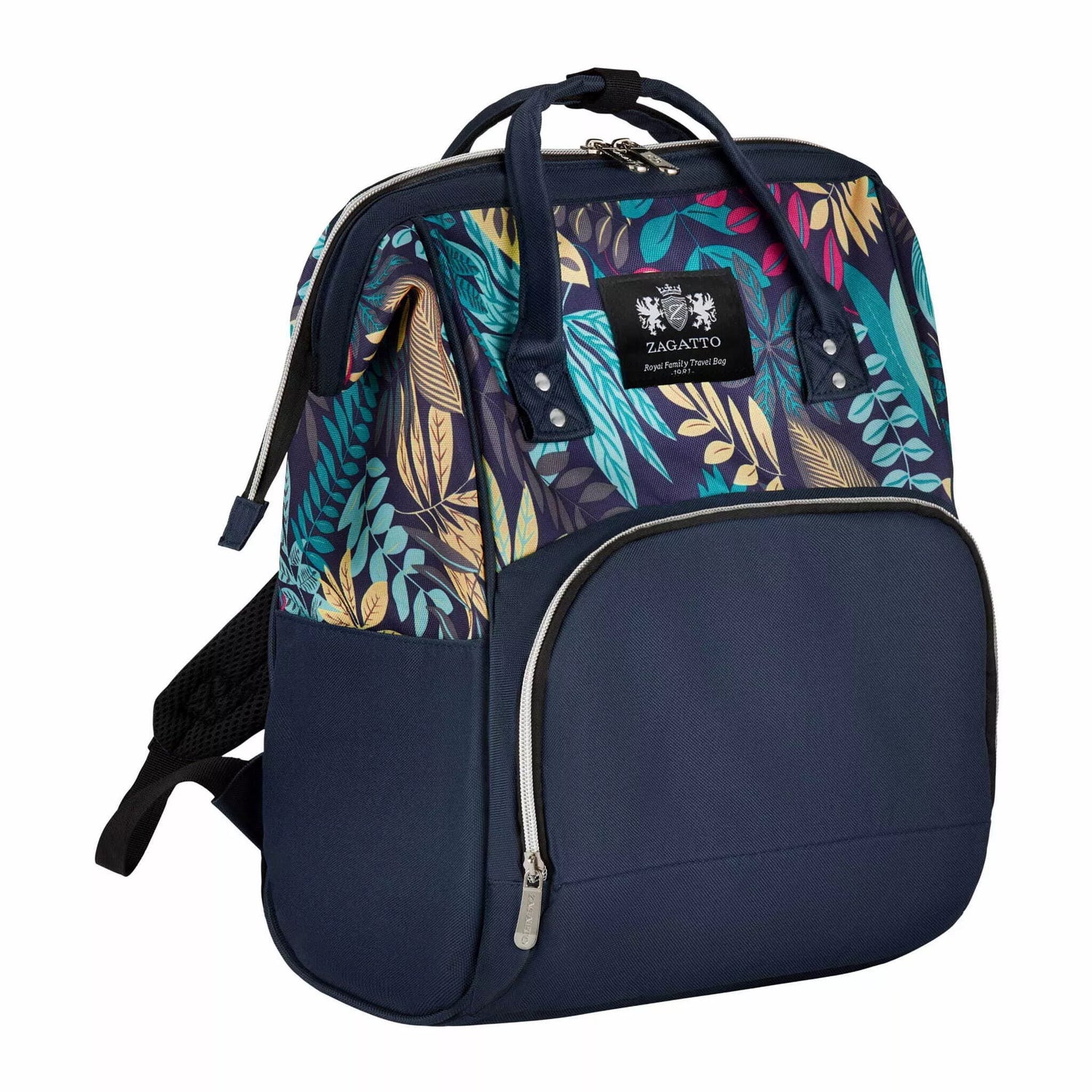 Zila mammas mugursoma ar rokturiem Uga