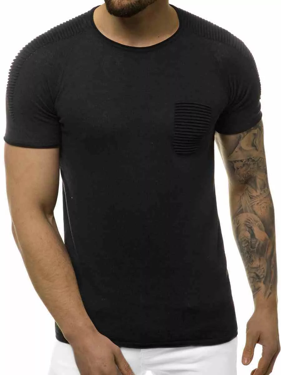 Vīriešu melns T-krekls Demo