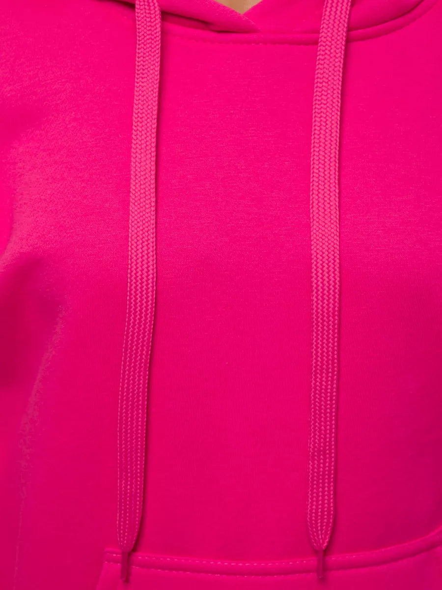 Rozā sieviešu sporta krekls ar kapuci Molin