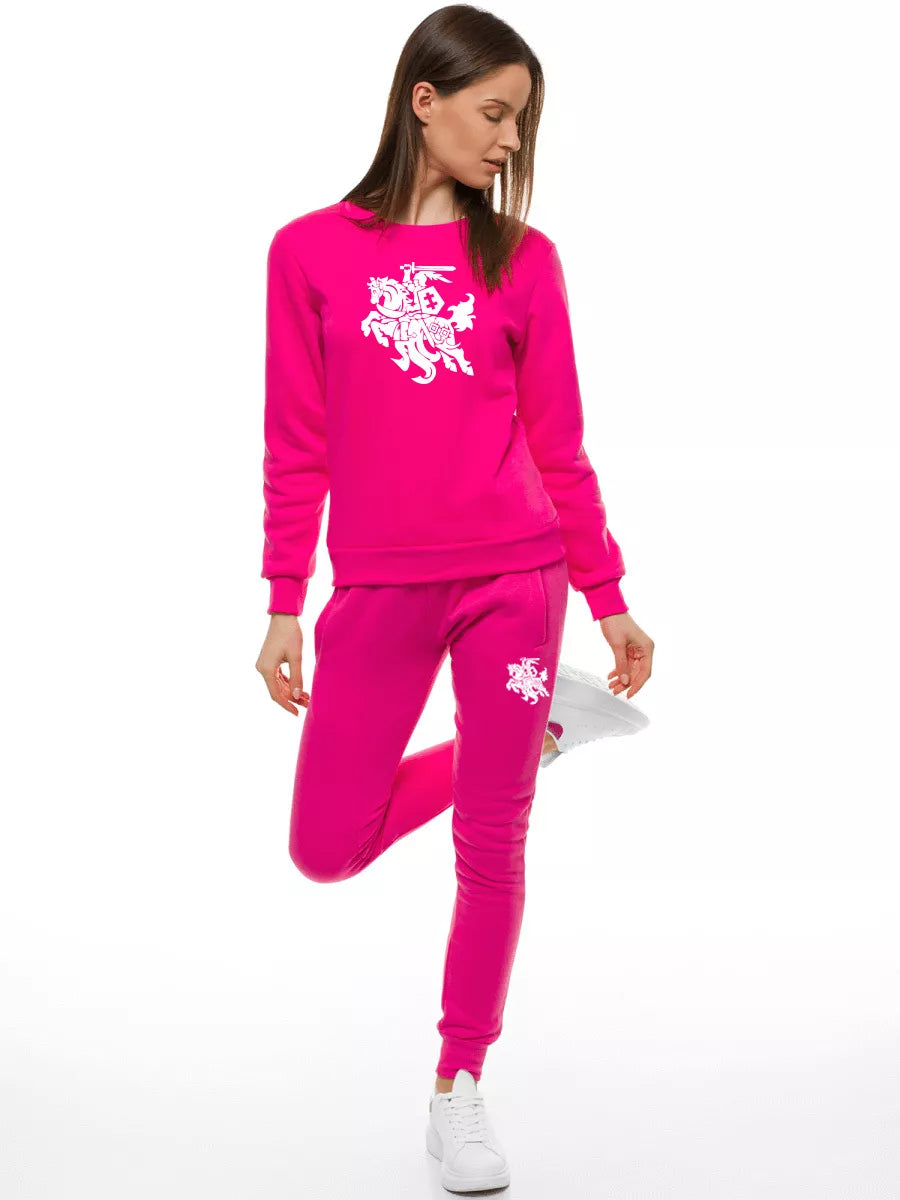 Rozā sieviešu komplekts bez kapuces Vytis