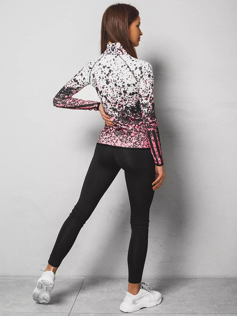 Rozā sieviešu sporta komplekts Sima