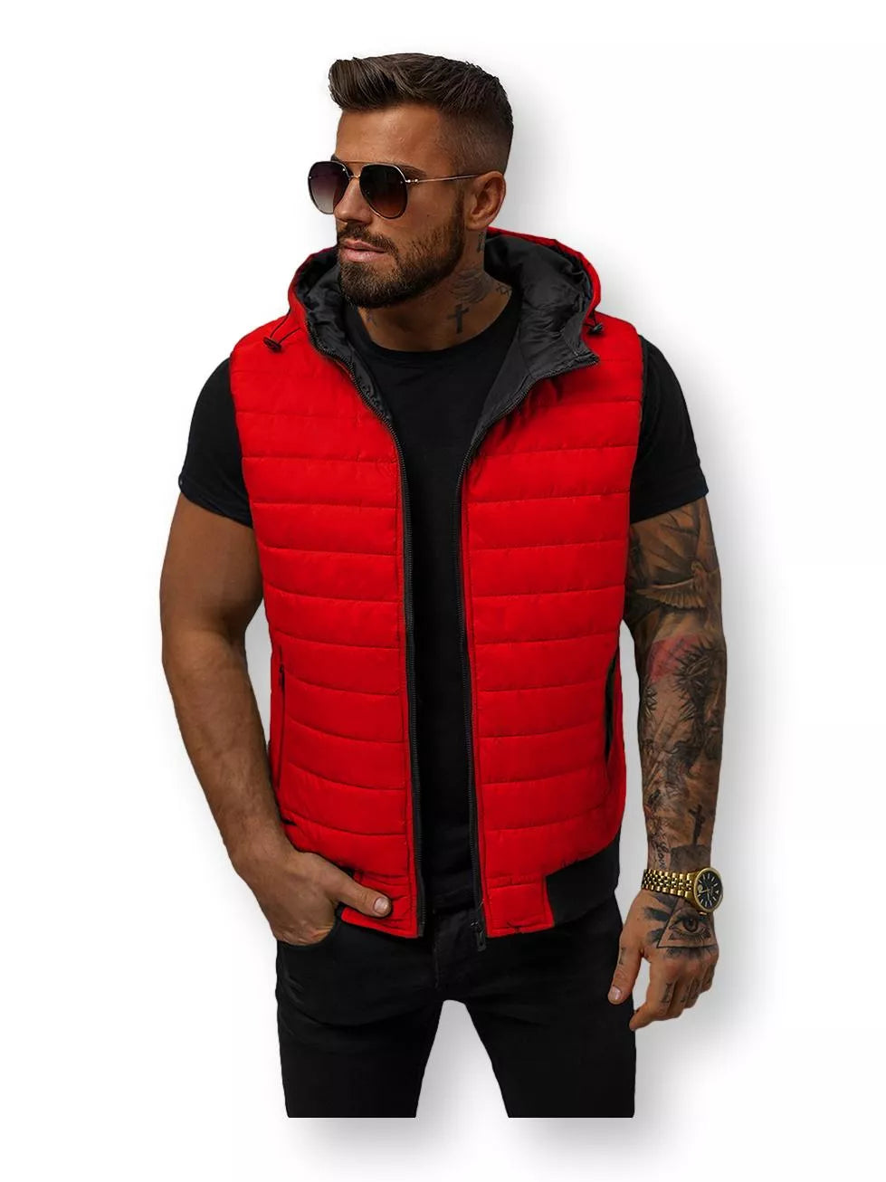 Vīriešu sarkana veste Minel