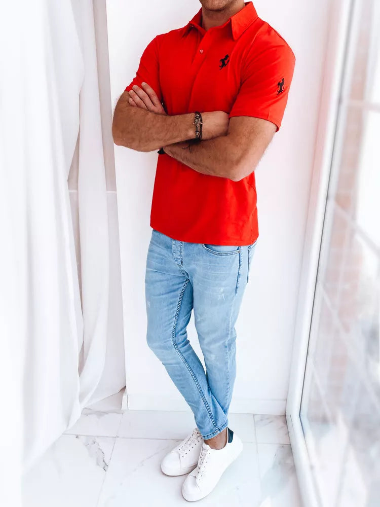 Sarkans polo krekls Horen