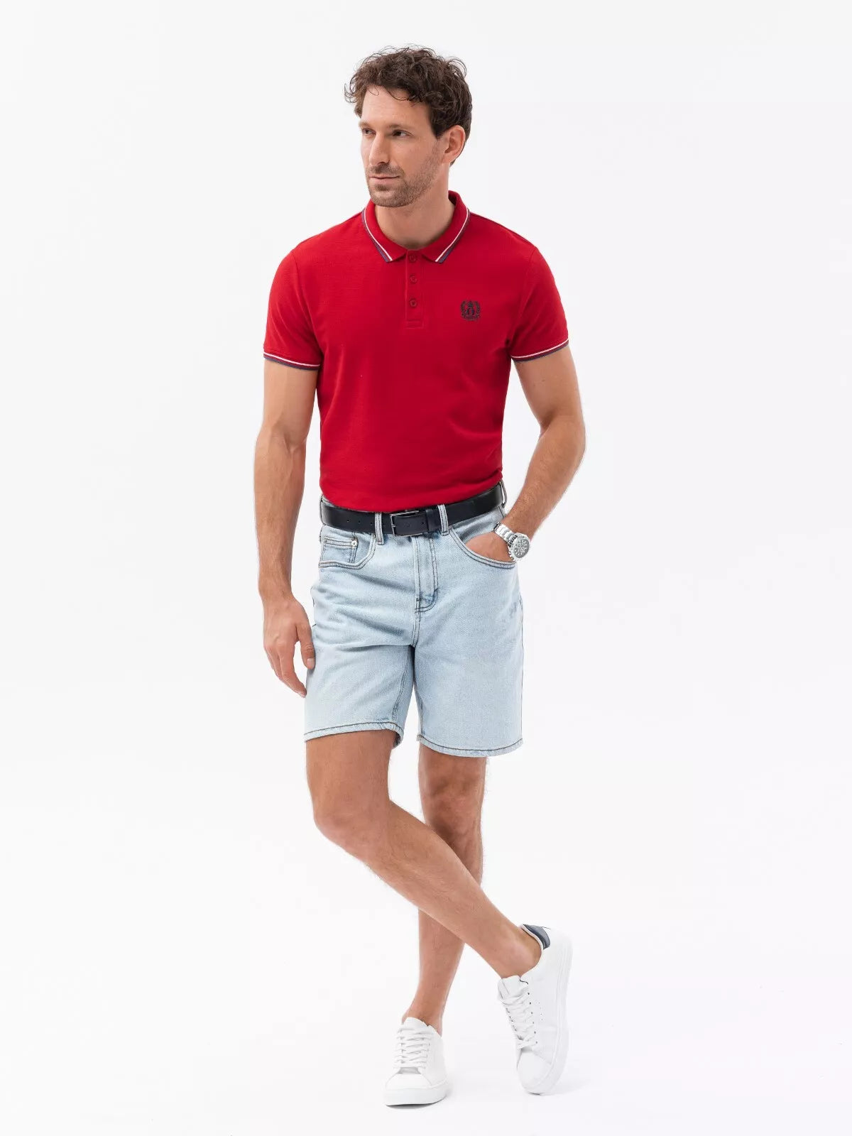 Sarkans polo krekls Karol