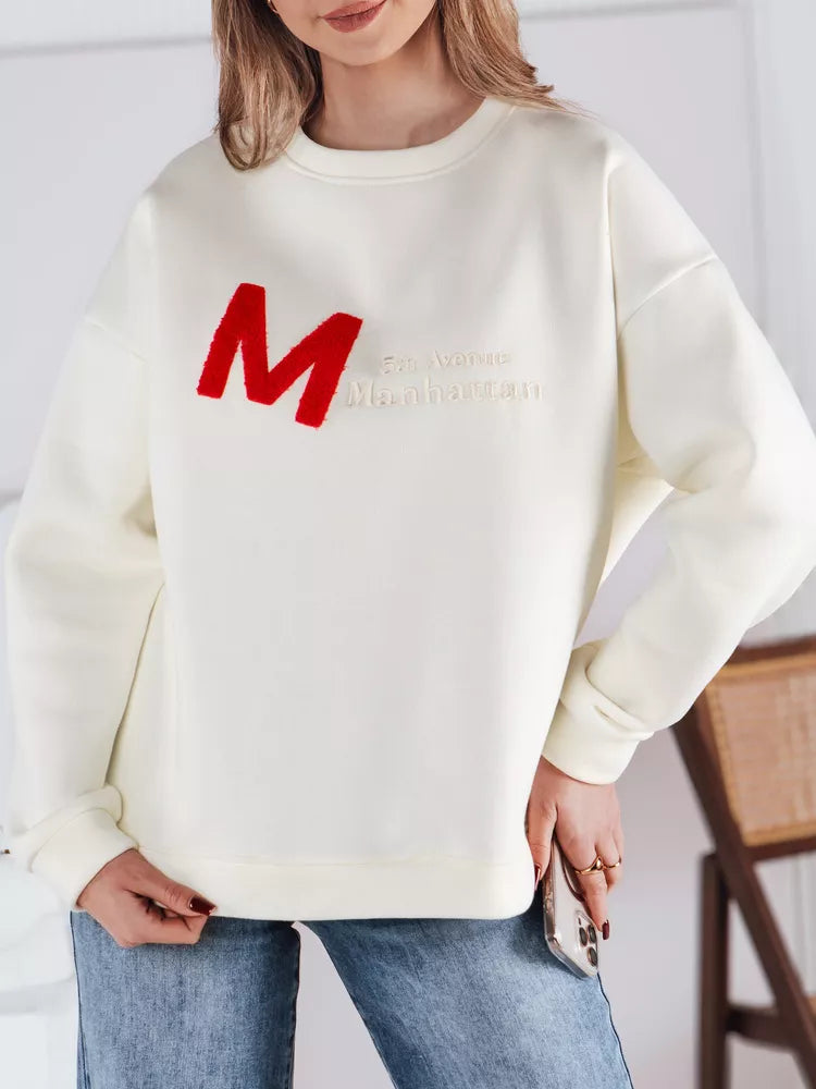 Sieviešu balts džemperis Aven