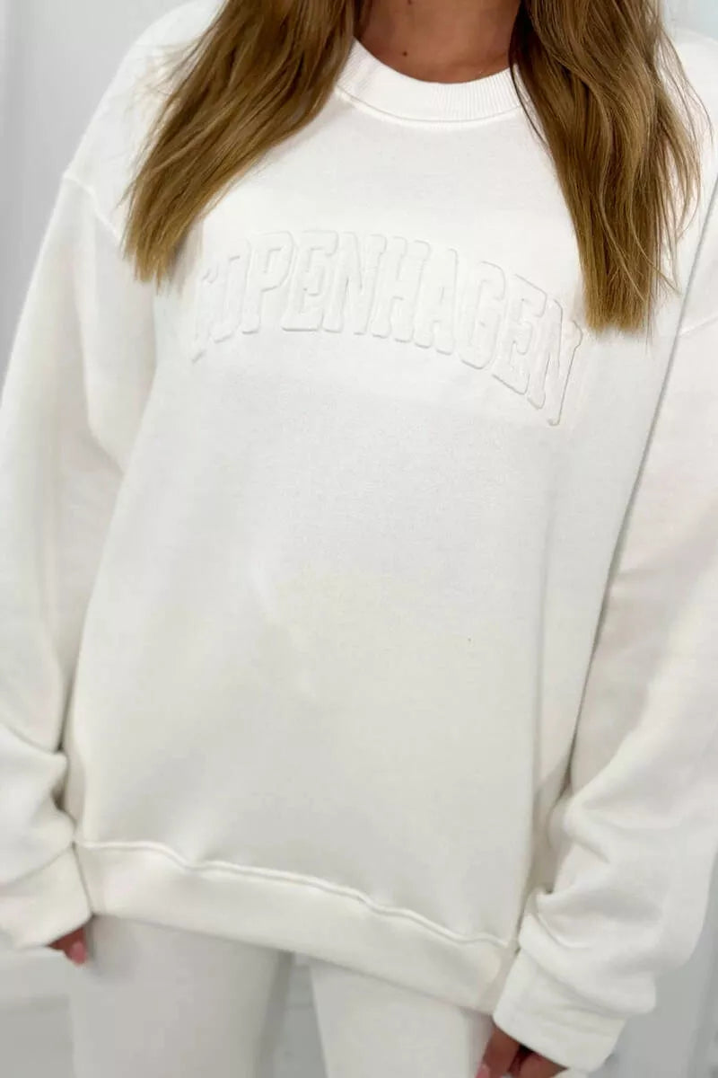 Sieviešu balts komplekts "Copenhagen"