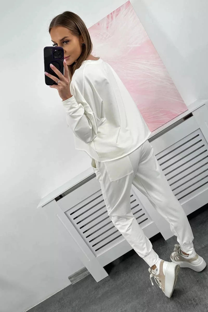 Sieviešu balts komplekts Evoli.