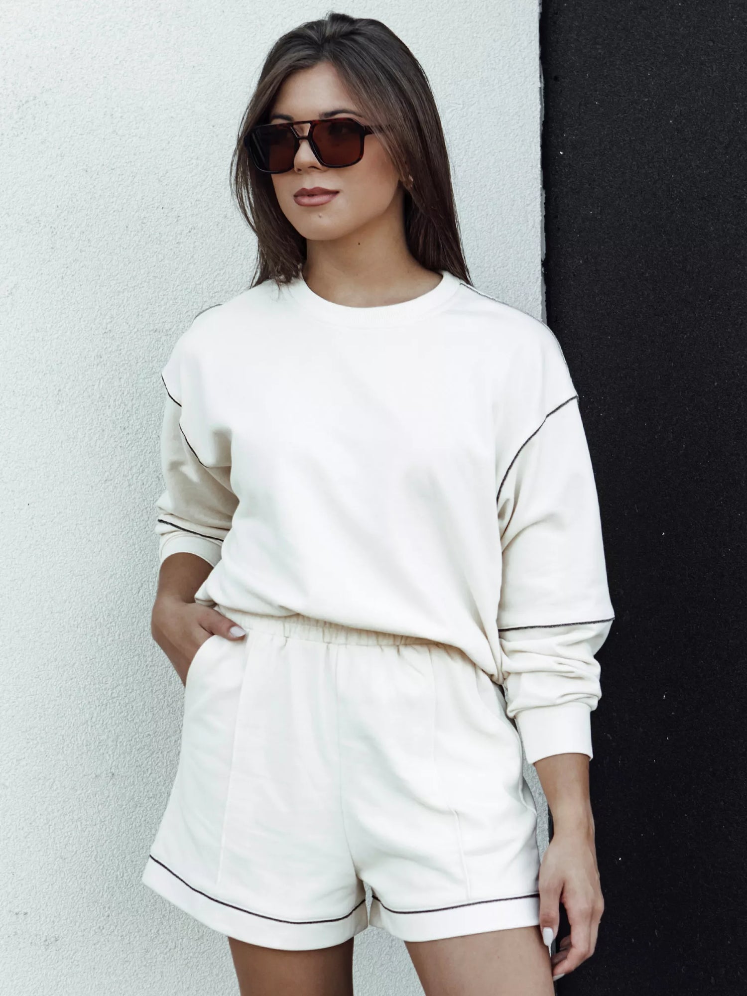 Sieviešu balts komplekts Megin