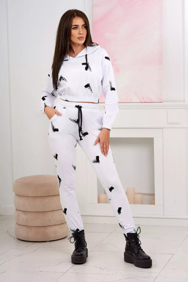 Sieviešu balts komplekts Nervous 