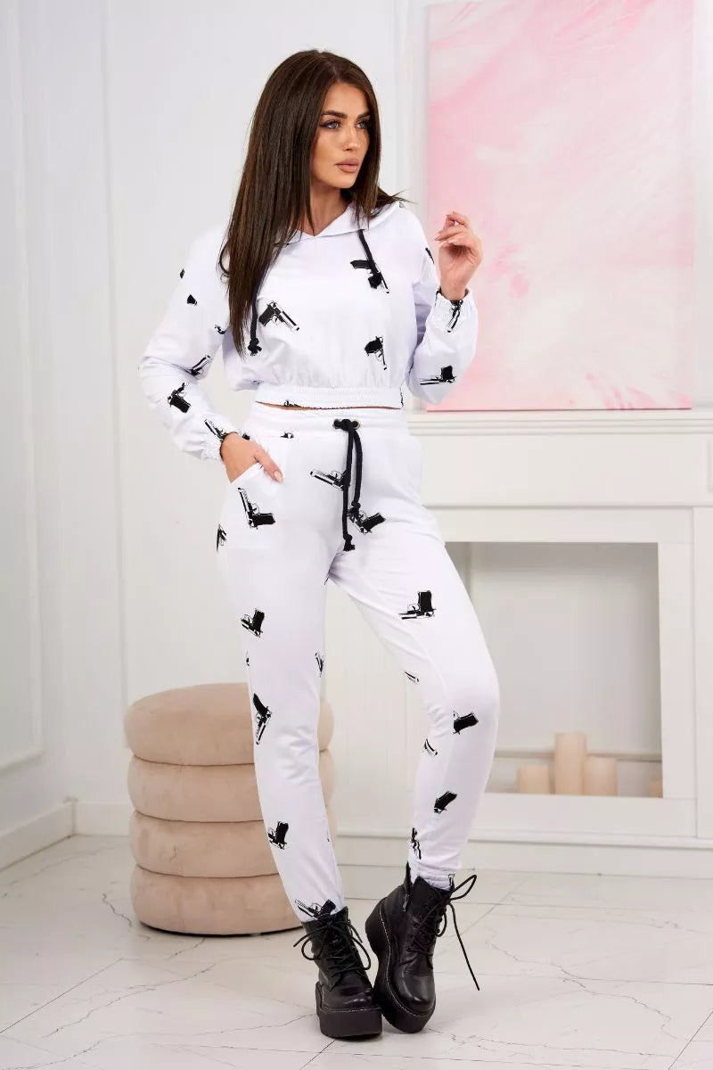 Sieviešu balts komplekts Nervous 