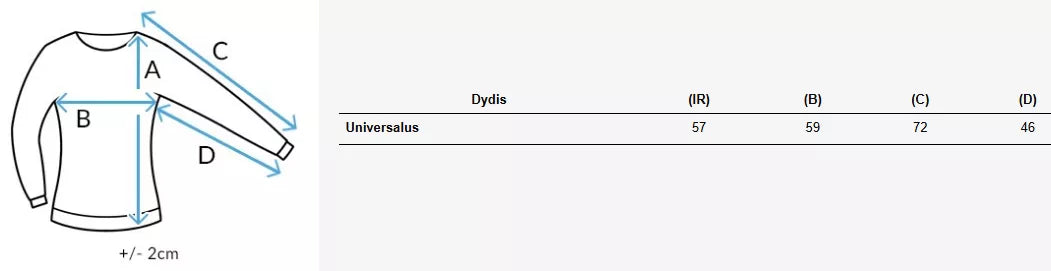 Svītrains sieviešu balts džemperis Brezzi