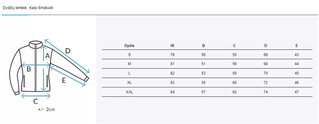 Sieviešu melna jaka Spare