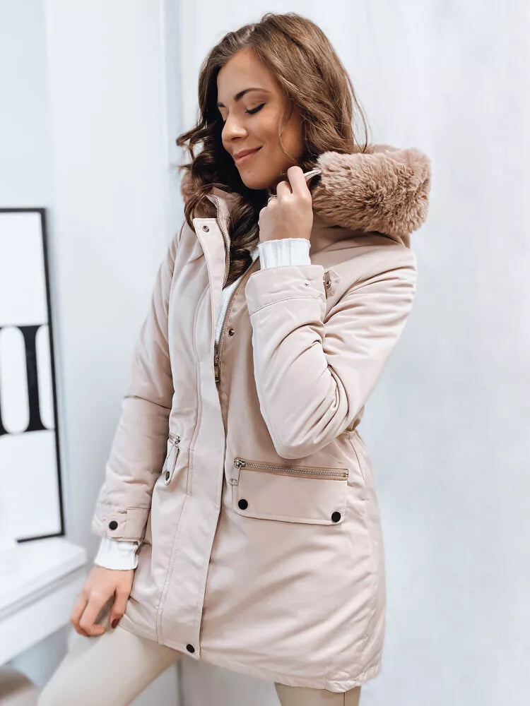 Sieviešu bēša jaka Spare