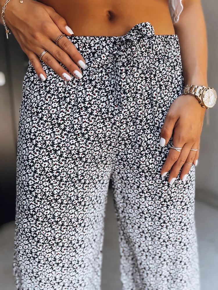 Sieviešu melnas Step bikses