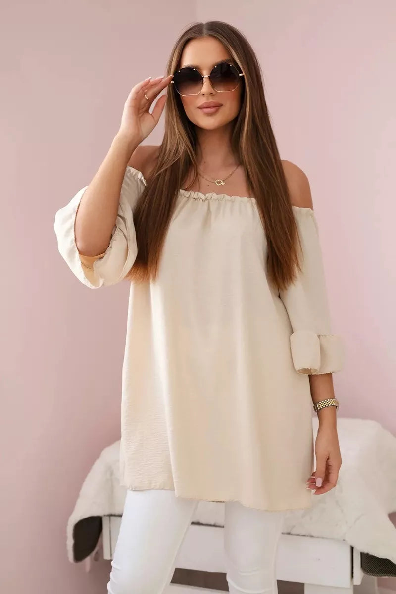 Sieviešu bēša blūze Lisa