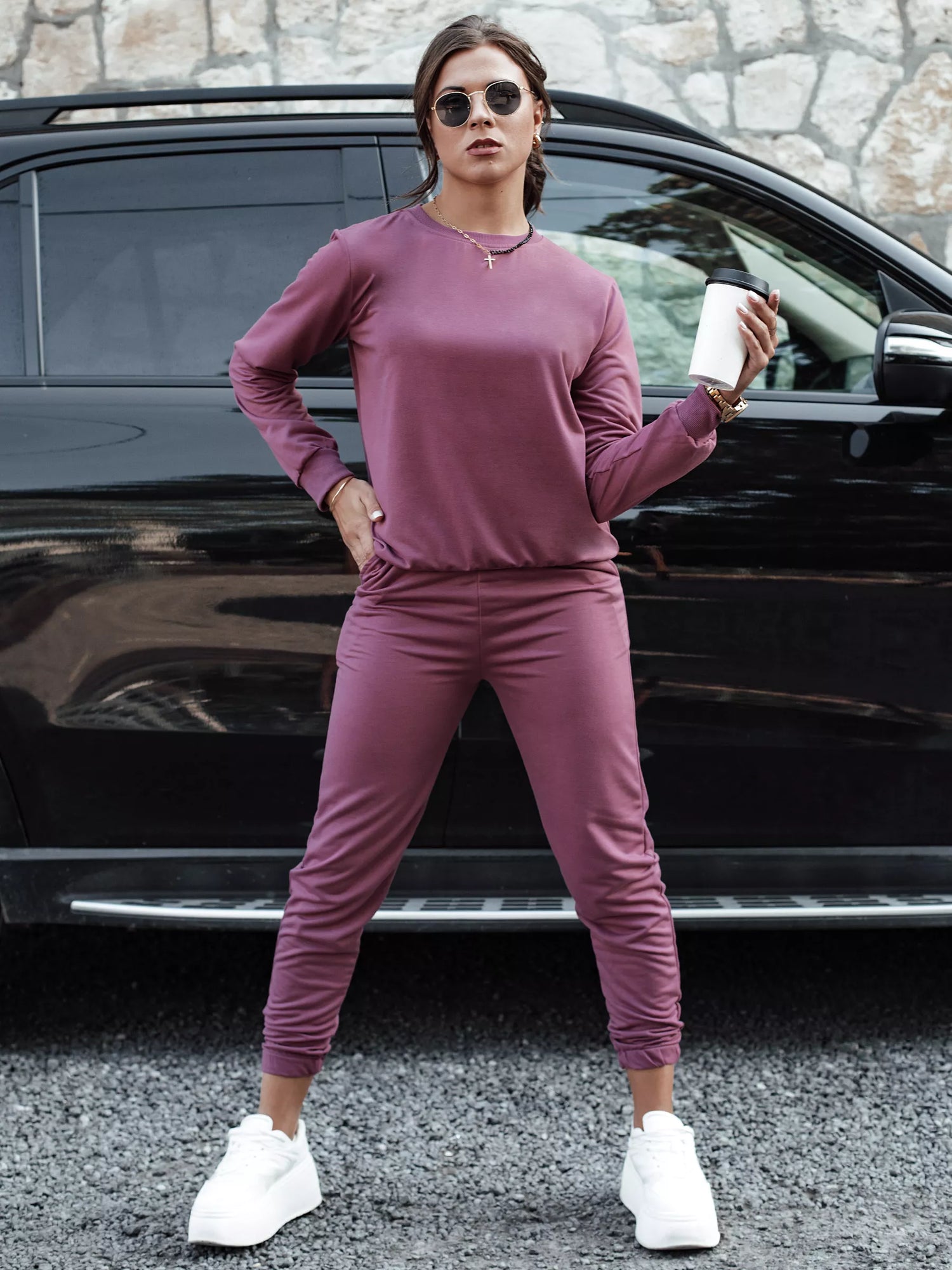 Sieviešu bordo komplekts Milin.