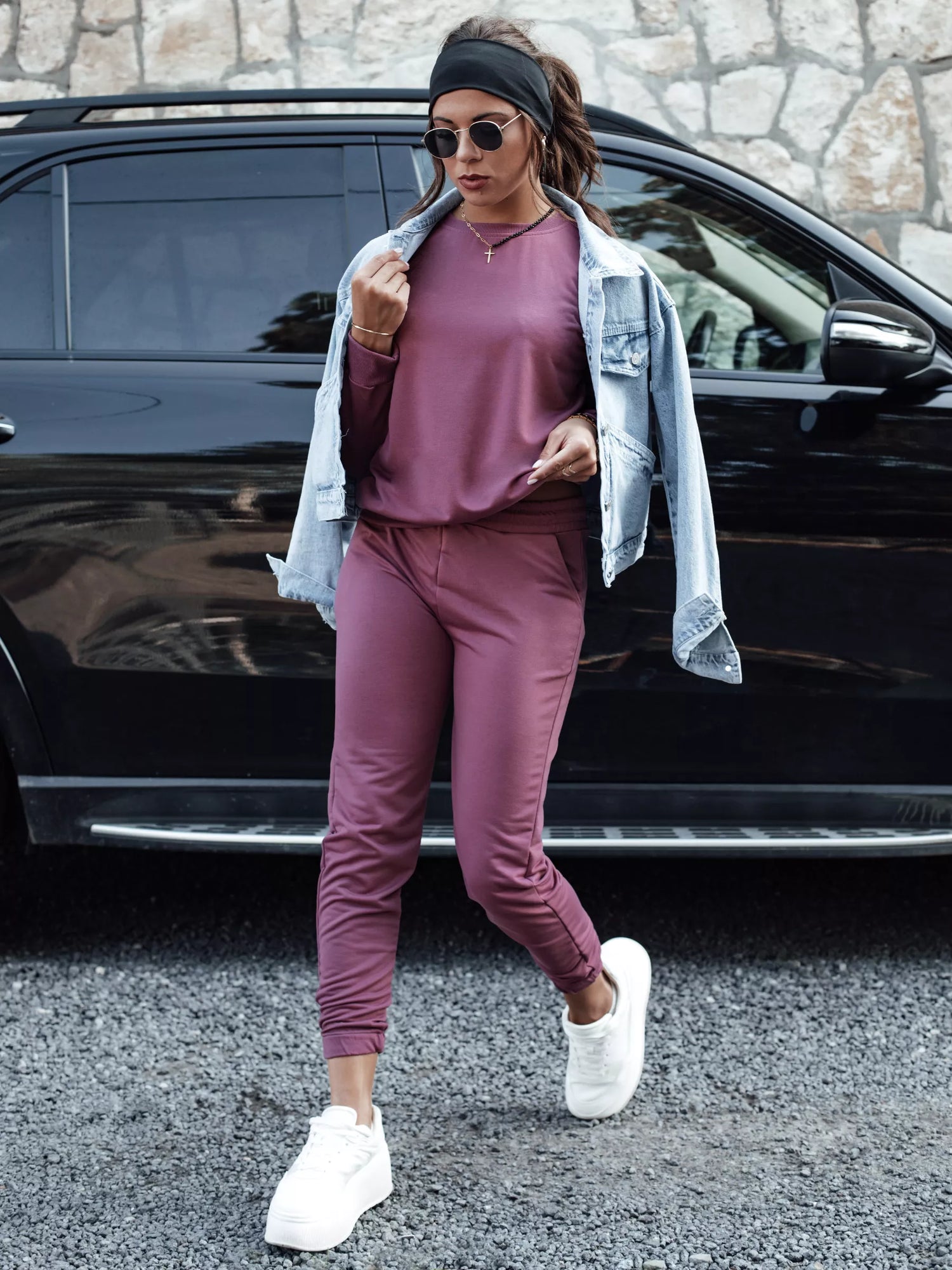 Sieviešu bordo komplekts Milin.