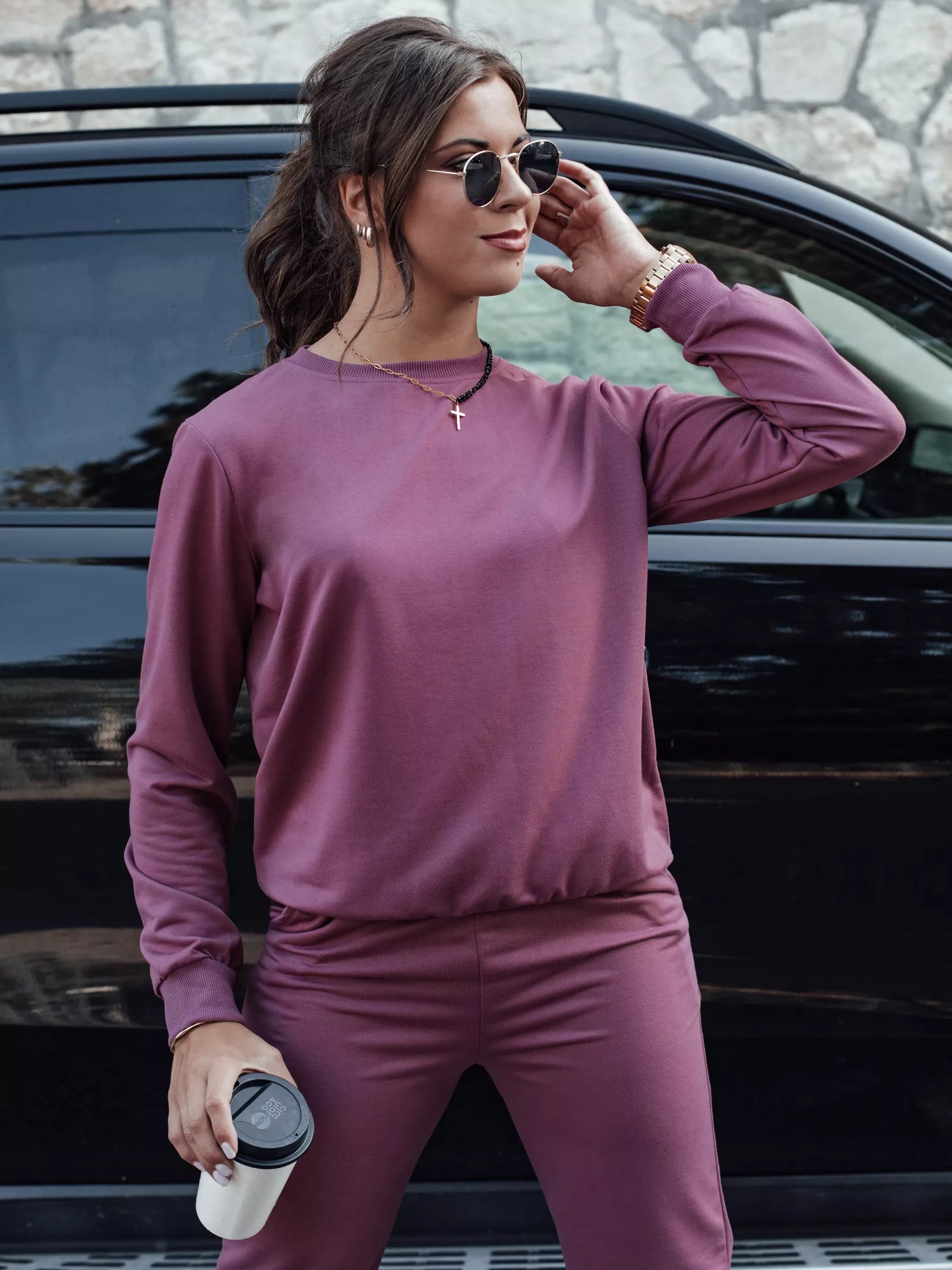 Sieviešu bordo komplekts Milin.