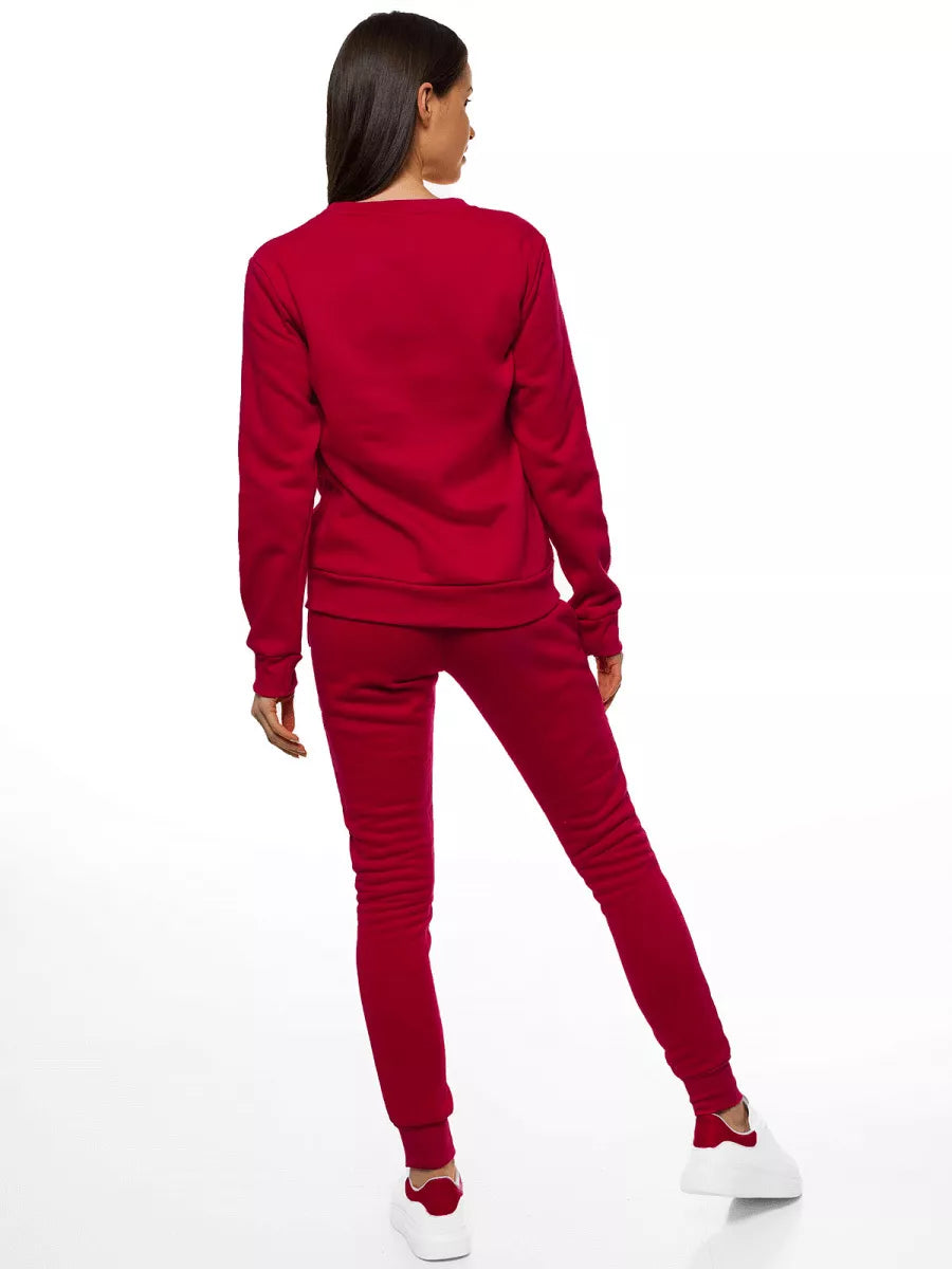 Sieviešu bordo džemperis MAMA