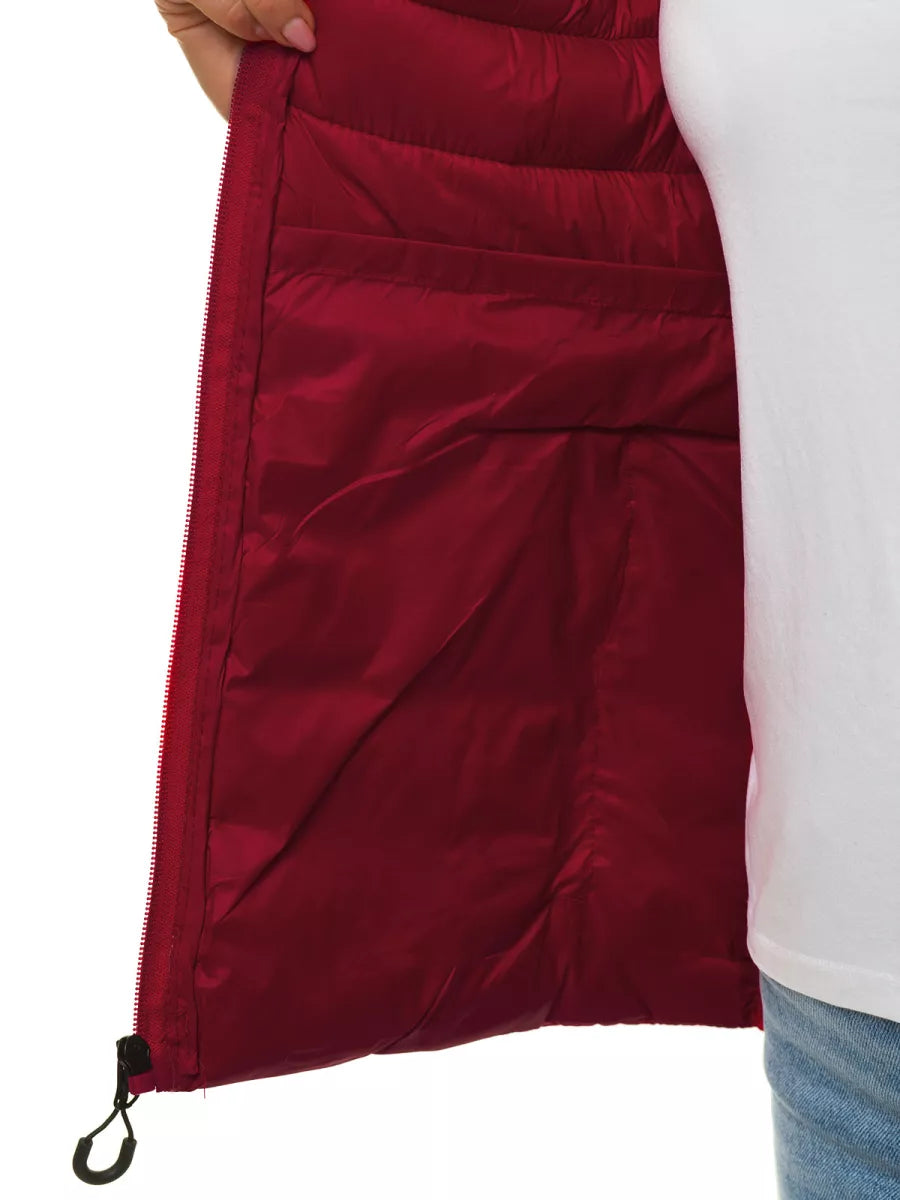 Bordo sieviešu pavasara jaka Doli