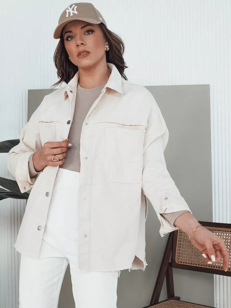 Sieviešu brūna džinsa jaka Damira