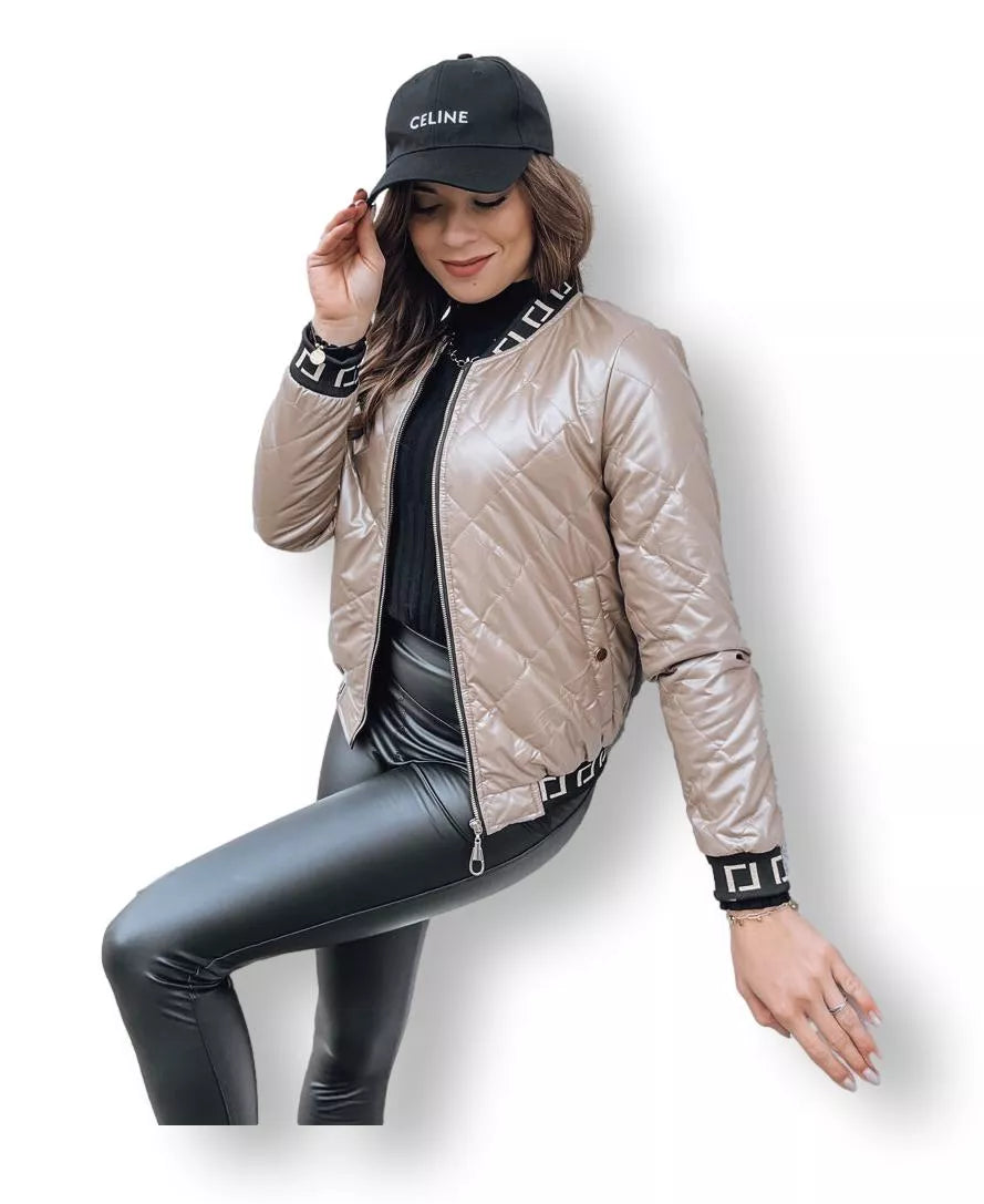 Sieviešu brūna jaka Basik