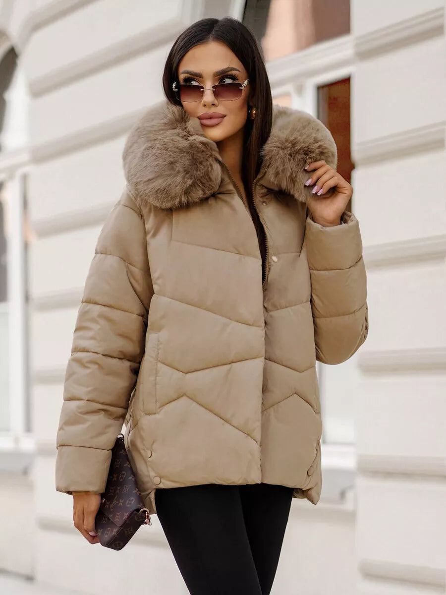 Brūna sieviešu jaka Marind