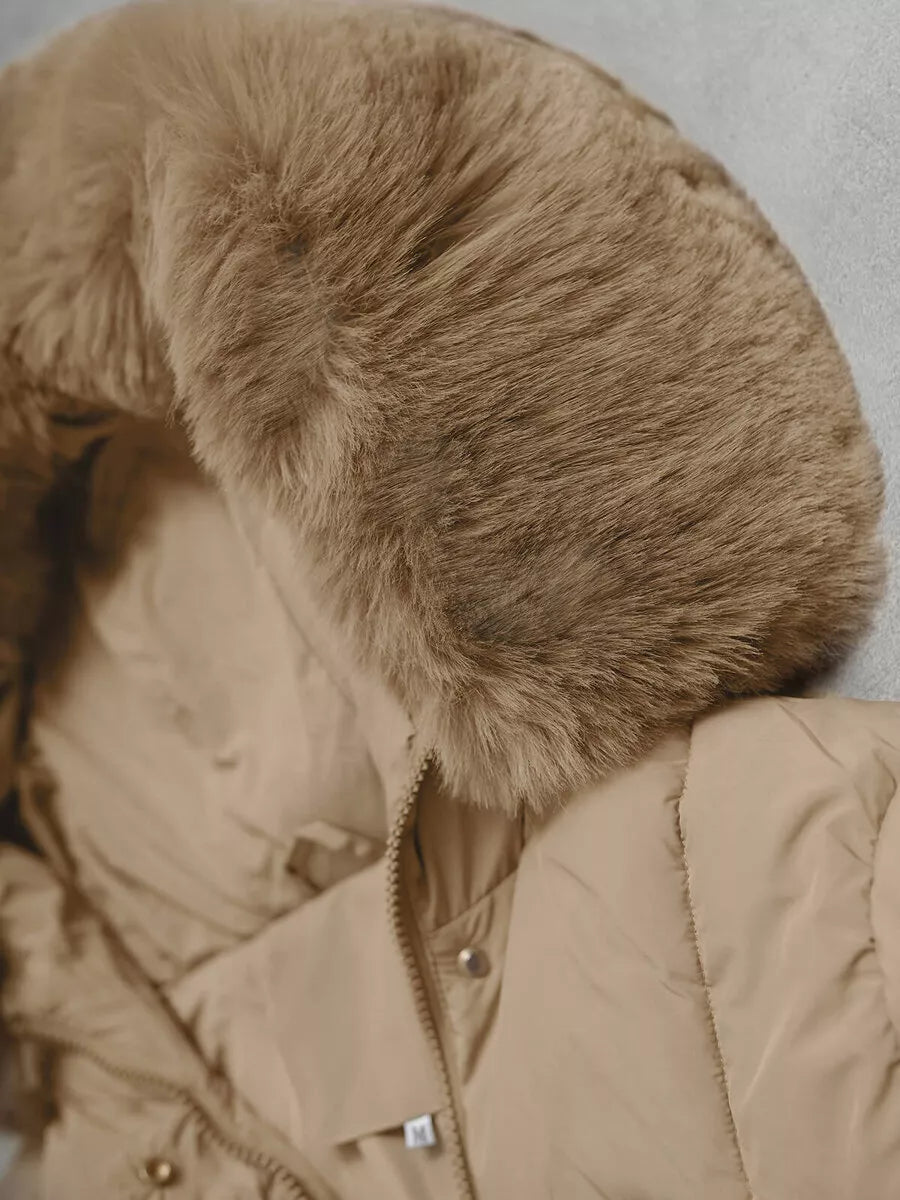 Brūna sieviešu jaka Marind