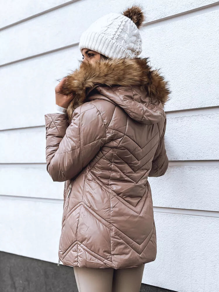 Sieviešu brūna jaka Sima