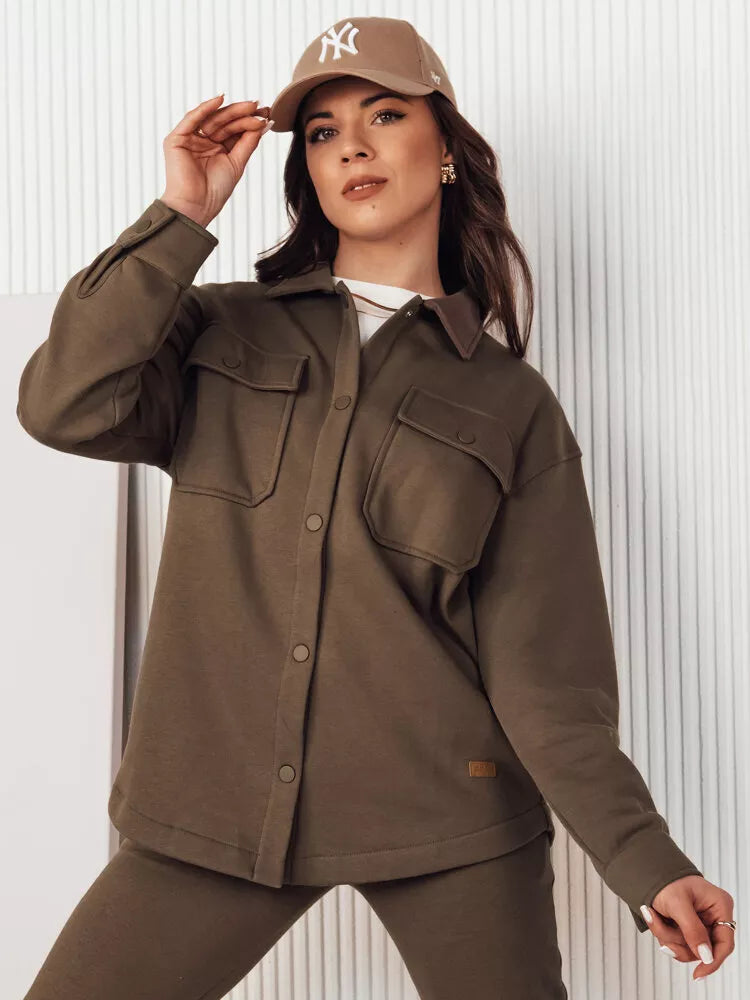 Sieviešu brūna jaka Vilan