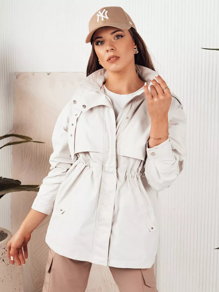 Sieviešu brūna plāna jaka Tilan