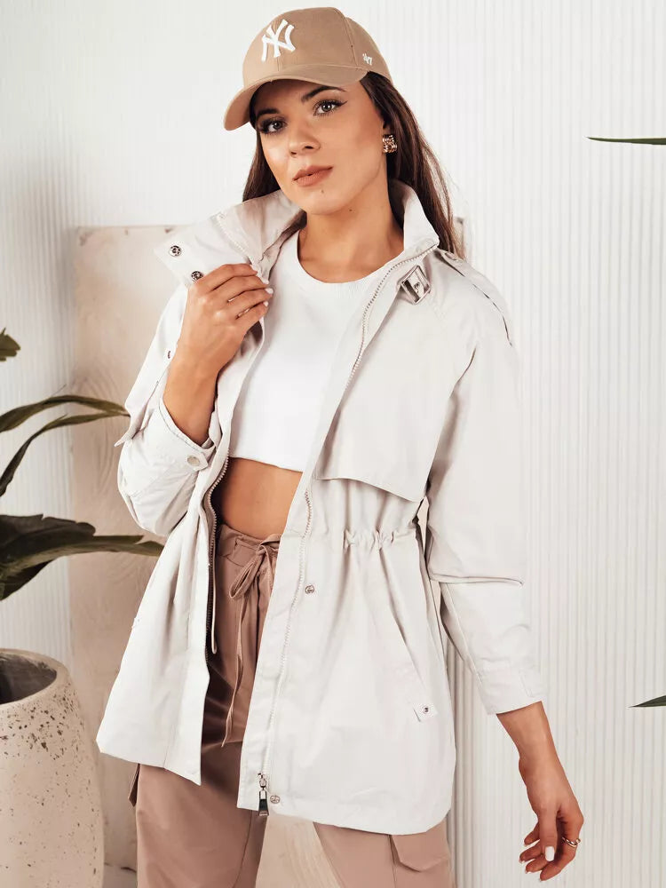 Sieviešu brūna plāna jaka Tilan