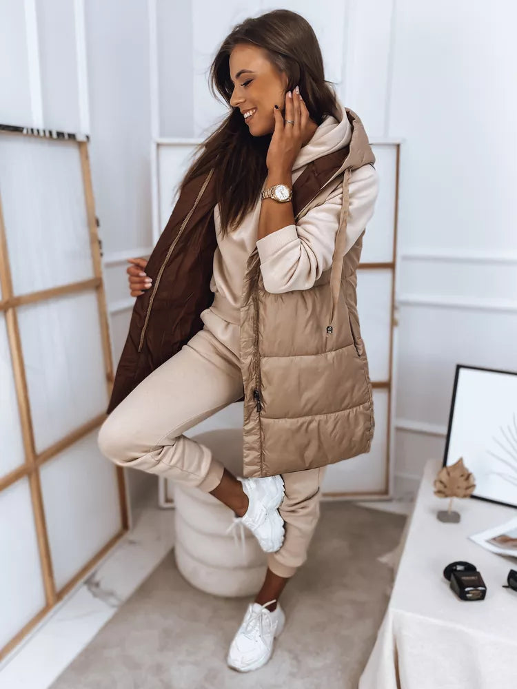 Sieviešu brūna veste Rosi